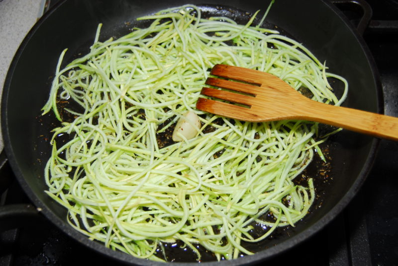 Кабачковые спагетти