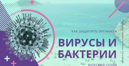 Вирусы и бактерии в морском сезоне. Как защитить организм