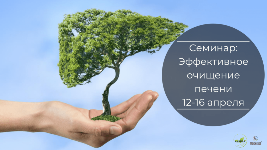 Блог 12.04-16.04.19 Семинар: Эффективное очищение печени